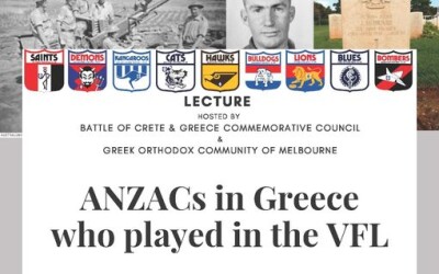 Discover the ANZAC Heroes: VFL Footballers’ Untold Stories in Greece – Lecture by AFL Historian Barbara Cullen